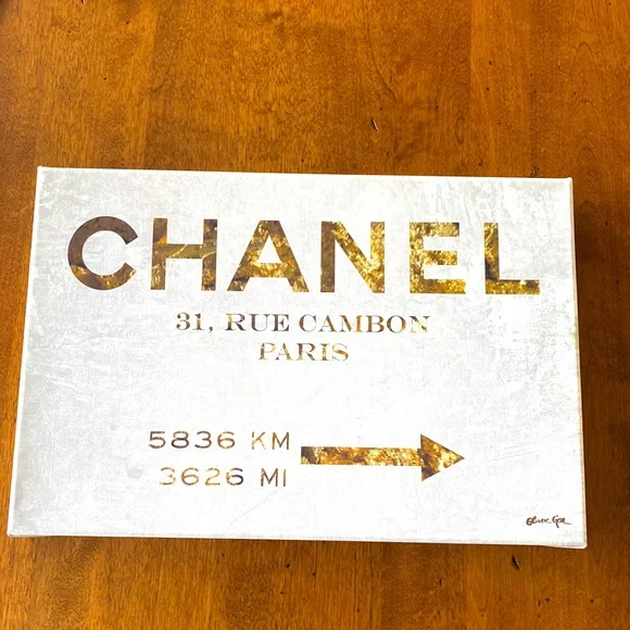 Oliver Gal | Art | Oliver Gal Authentic Chanel Painting | Poshmark
